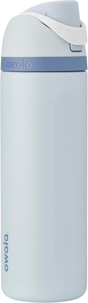 24 Oz Insulated Stainless Steel Water Bottle with Straw