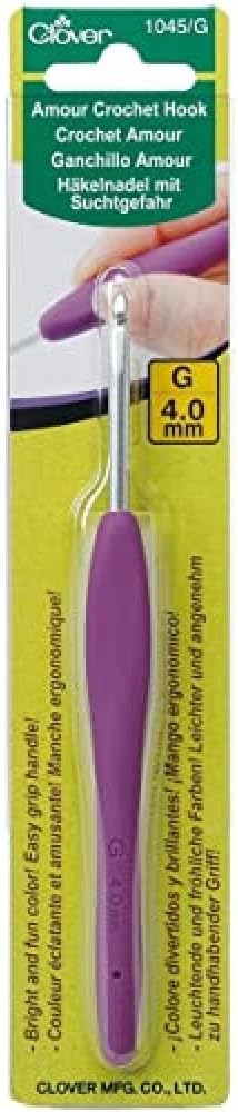 Ergonomic Crochet Hook – Size G, 4.0 mm