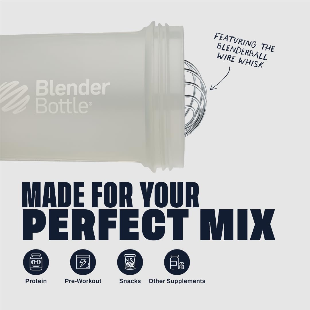 Protein Shaker Bottle with Storage & Pill Organizer