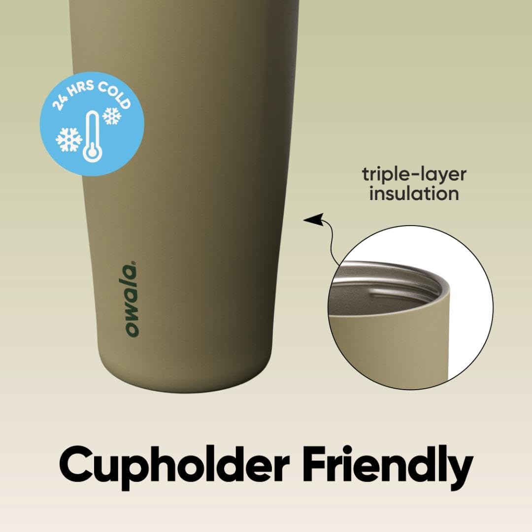 40 Oz Insulated Stainless Steel Water Bottle with Two-Way Spout