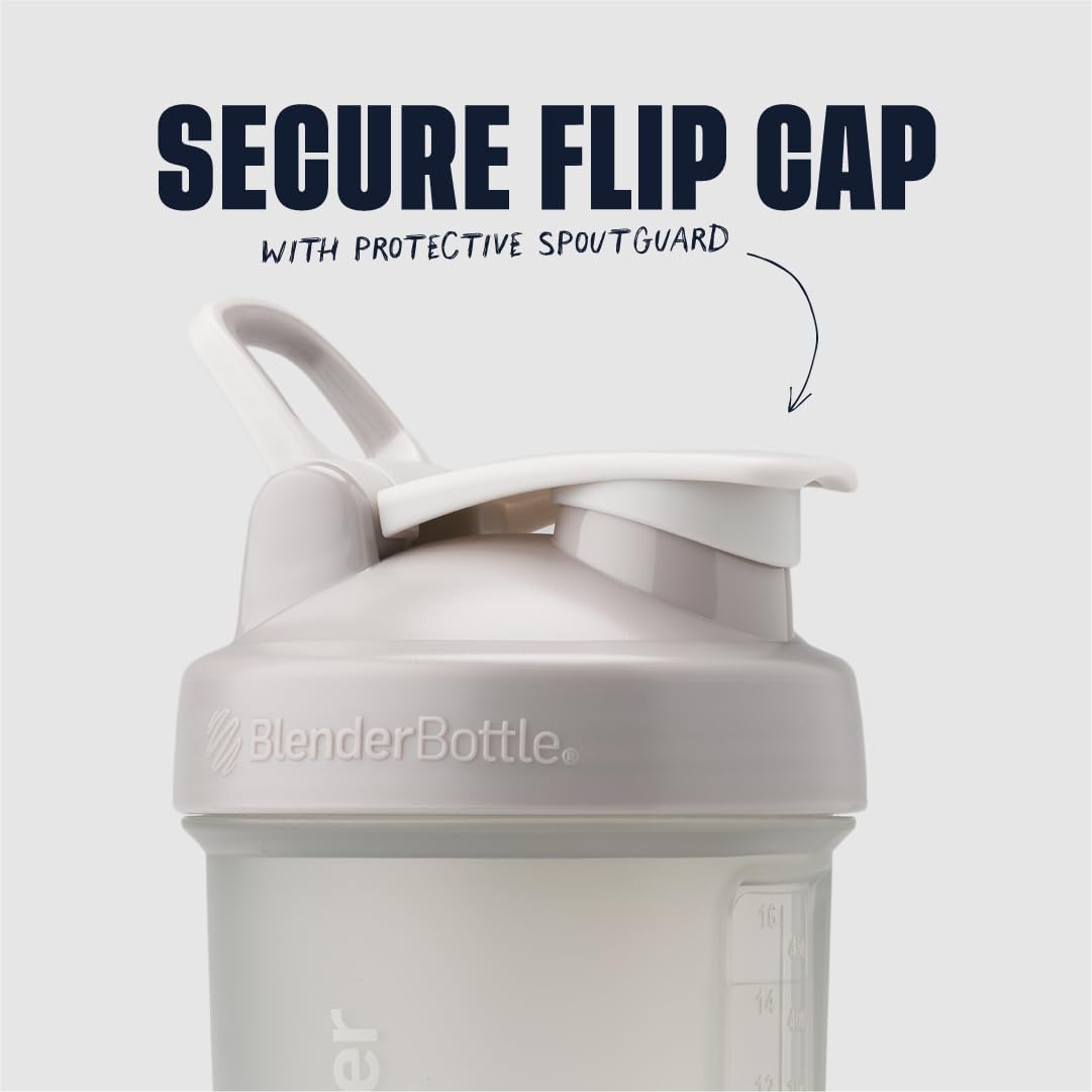 Protein Shaker Bottle with Storage & Pill Organizer