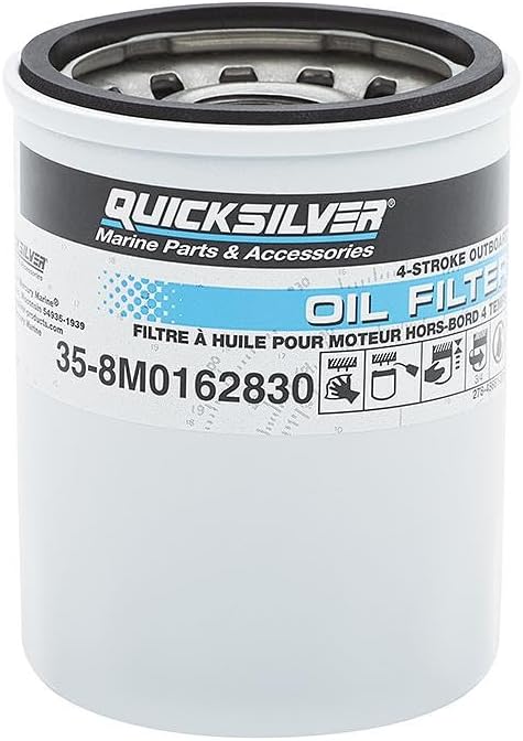 Spin-On Oil Filter for Select 25–115 HP 4-Stroke Outboard Engines