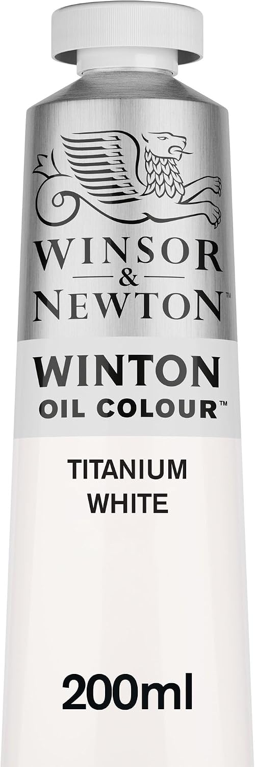 Titanium White Oil Paint – 200ml Tube