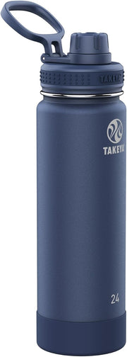 Insulated Stainless Steel Water Bottle with Spout Lid (24 oz)