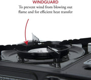 Portable Butane Camping Stove with Carrying Case