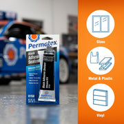 Permatex 81158 Black Silicone Adhesive Sealant – 3 Oz