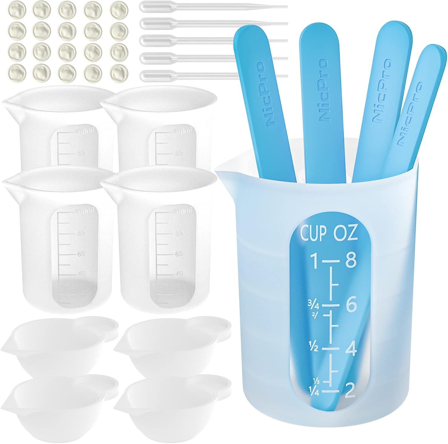 Silicone Resin Mixing Tool Kit