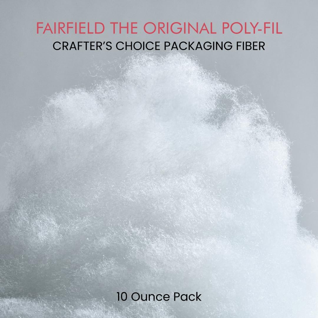 Firm-Packing Polyester Fiber Fill – 10 oz Bag