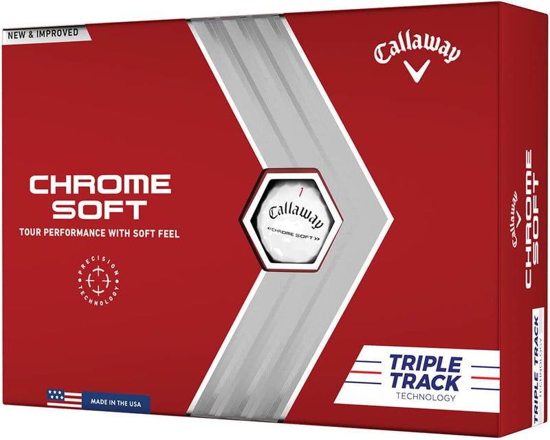 Premium Tour Golf Balls with Triple Track Alignment