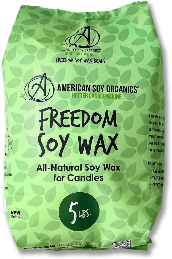 Natural Soy Wax Beads for Candle Making – 5 lb