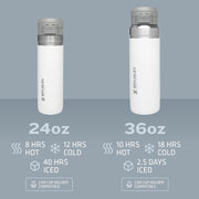 24 oz Insulated Stainless Steel Water Bottle with Quick Flip Lid