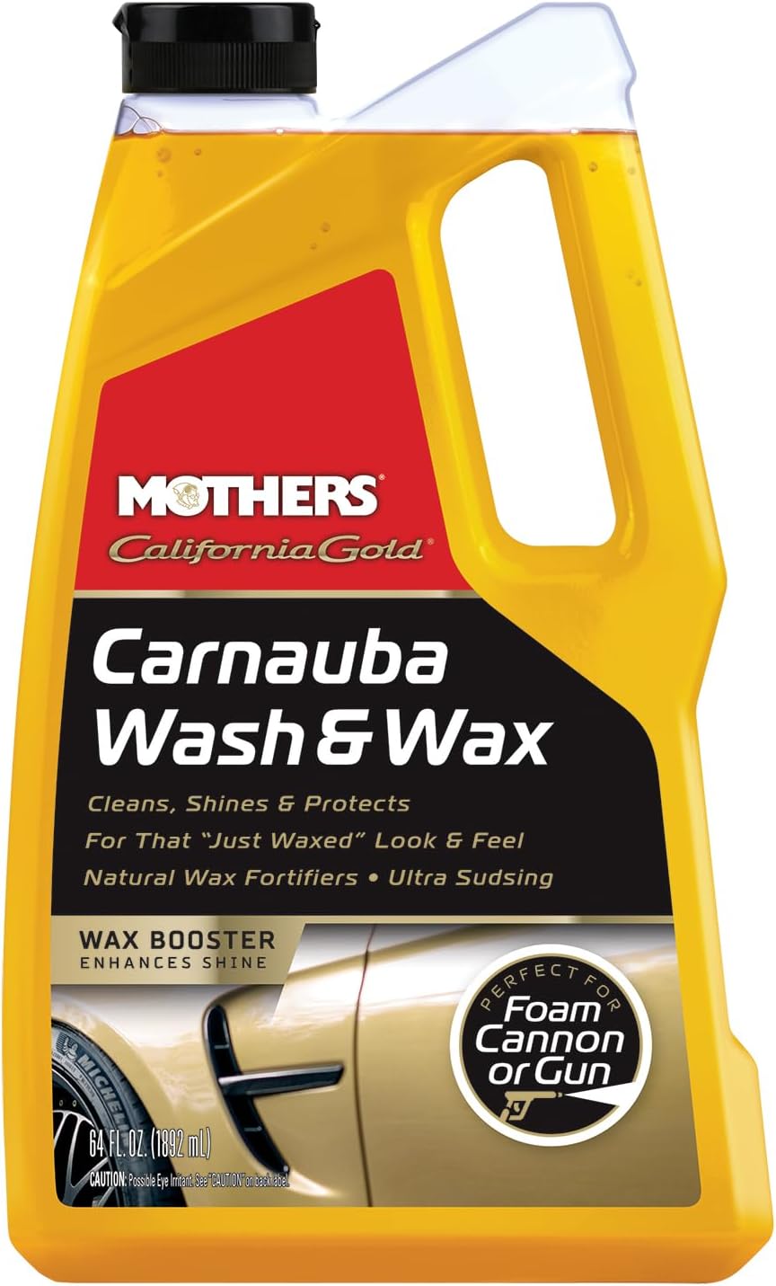 Carnauba Car Wash & Wax Shampoo – 64 oz