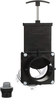 45-Degree RV Reverse Flush Valve with Clear Body