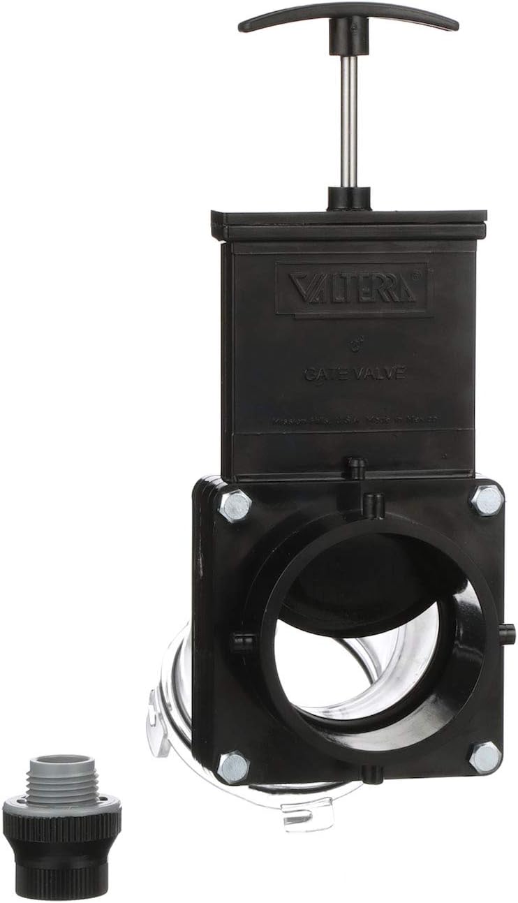 45-Degree RV Reverse Flush Valve with Clear Body