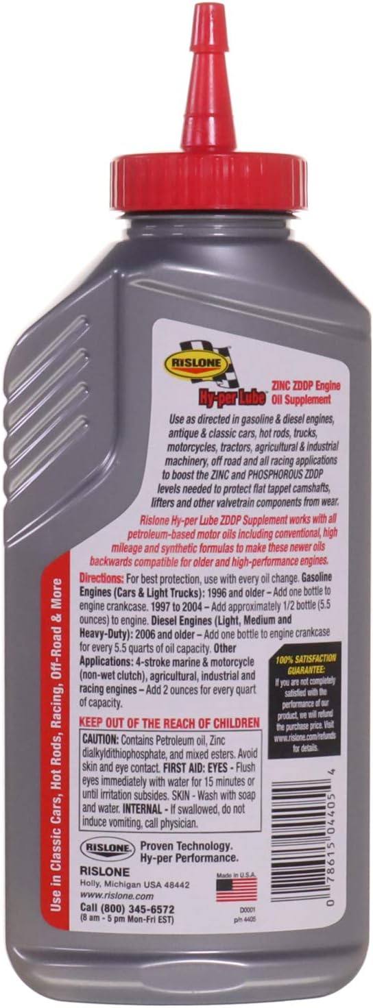 Engine Oil Supplement with Zinc Treatment – 11 oz