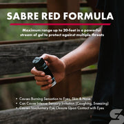 SABRE Crossfire Pepper Gel – Maximum Strength Defense Gel