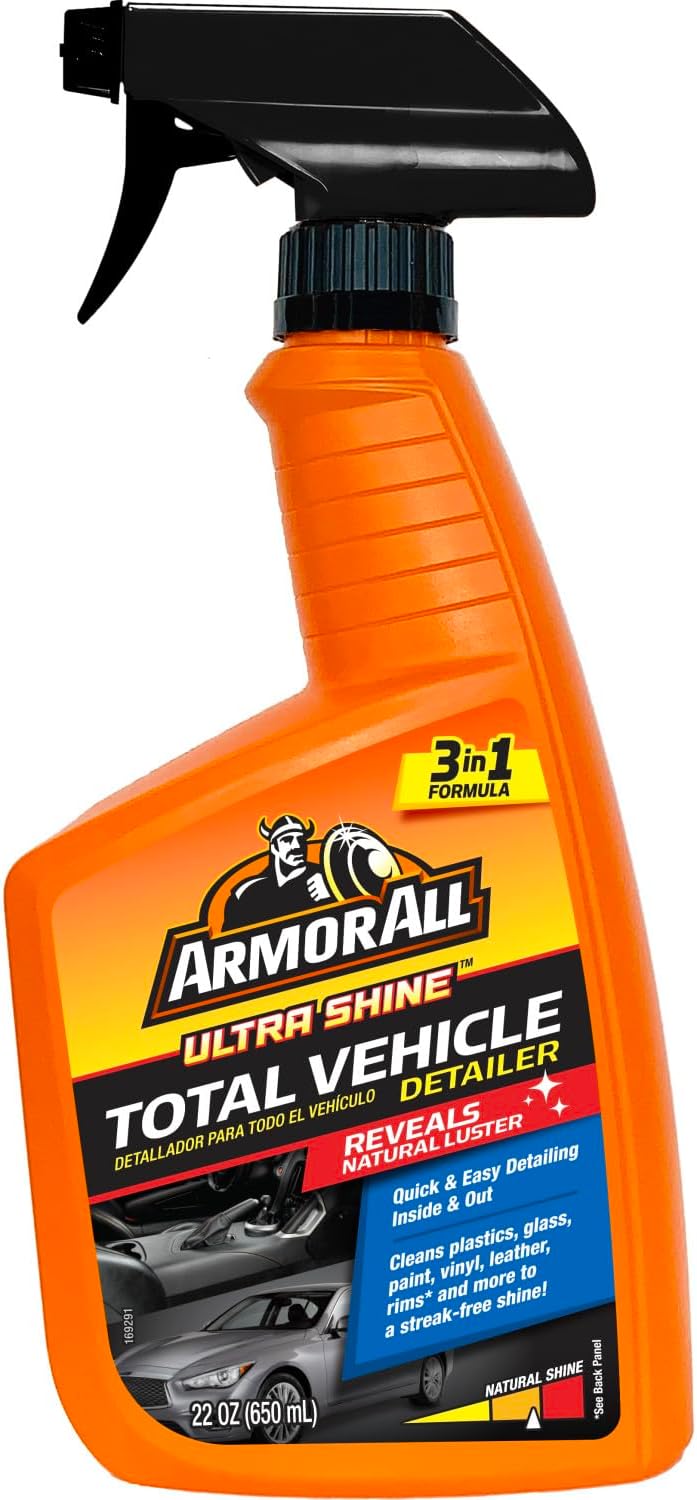 Ultra-Shine Interior & Exterior Vehicle Detailer Spray – 22 oz