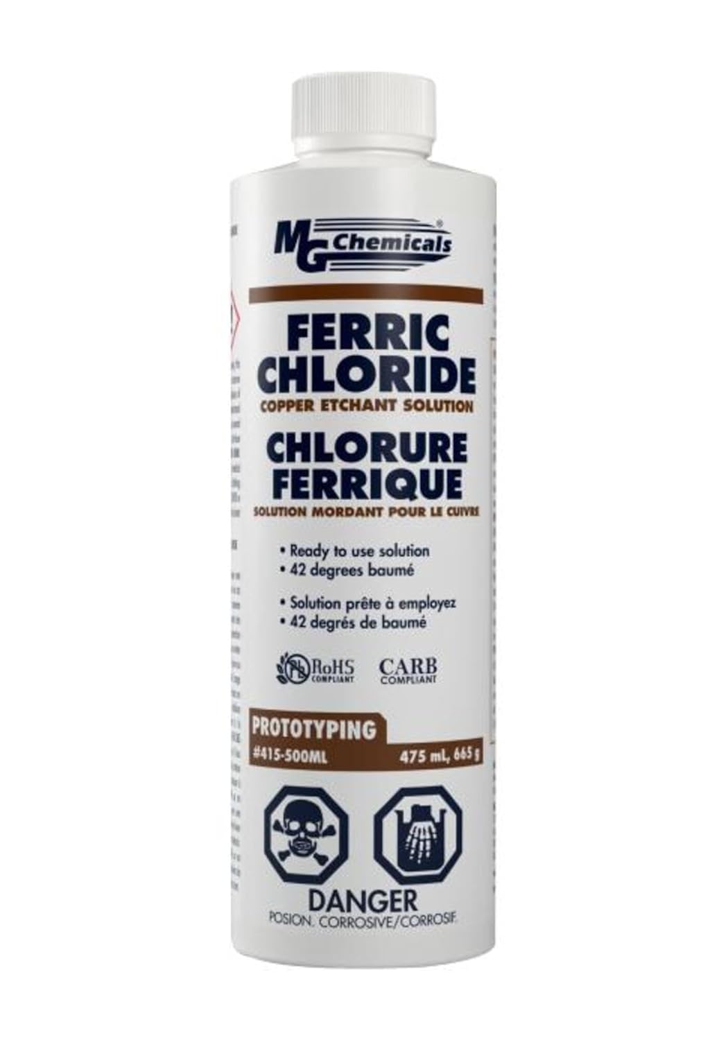 MG Chemicals Ferric Chloride Solution, 1 Quart