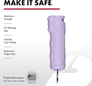 Pepper Spray & Rechargeable 2-in-1 Stun Gun Self Defense Kit