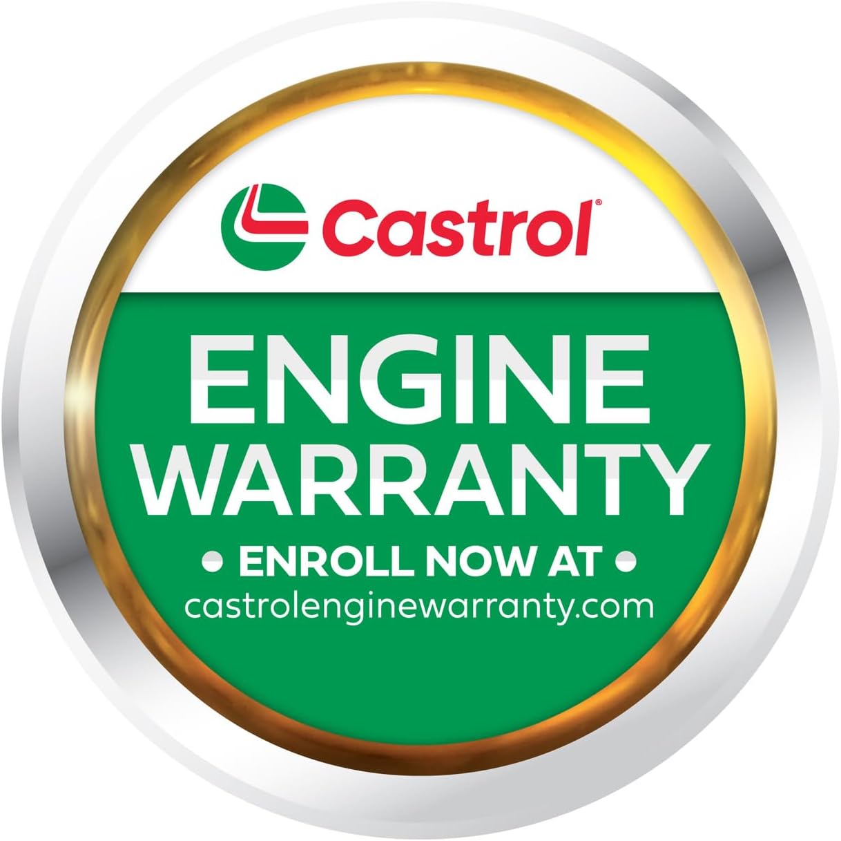 Castrol GTX High Mileage 10W-40 Synthetic Blend Motor Oil – 5 Quarts