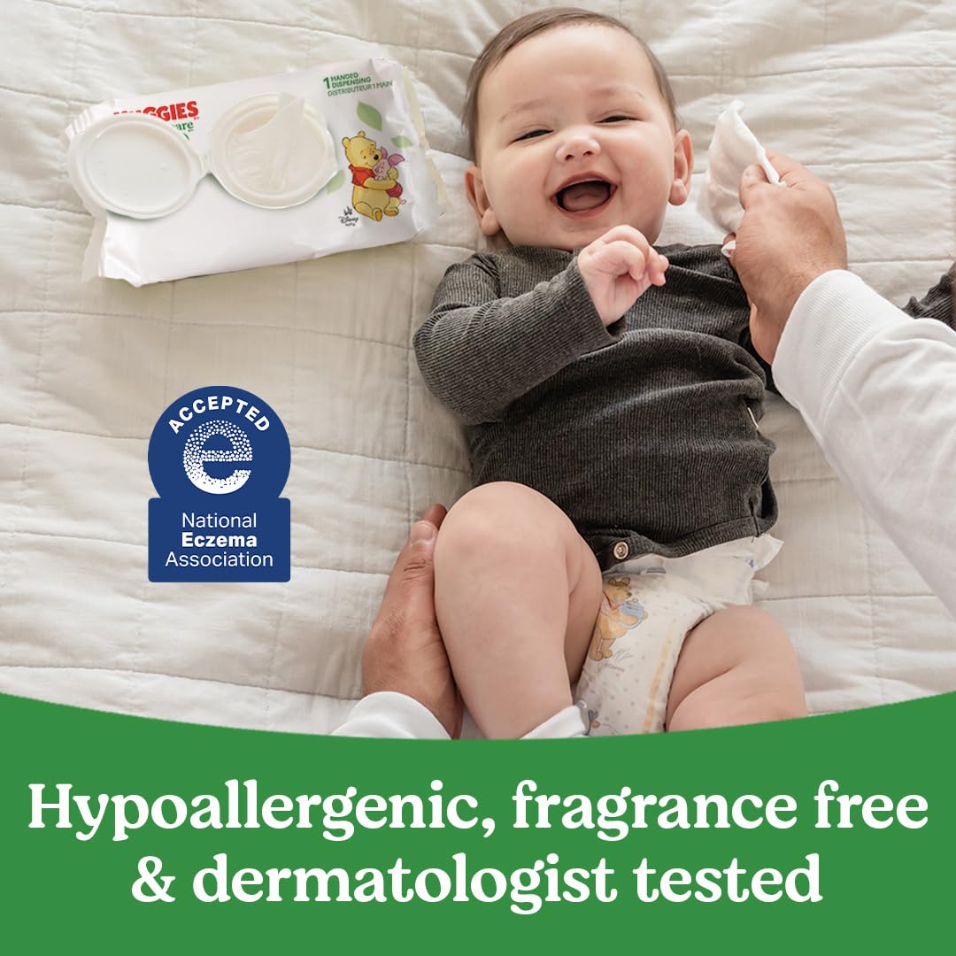 Huggies Natural Care Sensitive Baby Wipes – 560 Count, Unscented