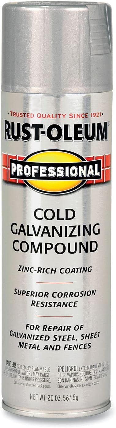 Rust-Oleum Professional Cold Gray Galvanizing Compound Spray – 20 Oz