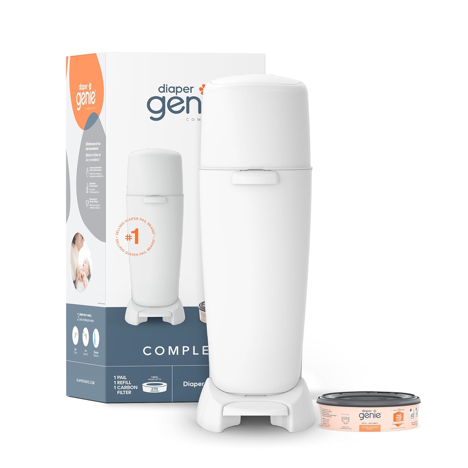 Hands-Free Diaper Pail
