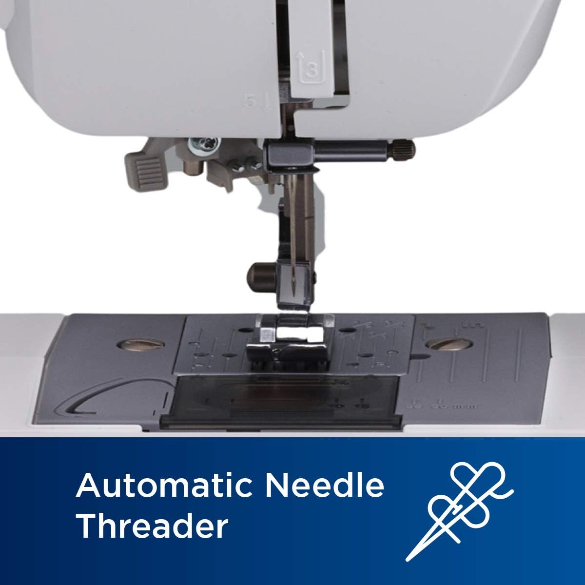 Lightweight 27-Stitch Sewing Machine with Automatic Buttonhole