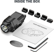 1500 Lumen Rail-Mounted Tactical Flashlight