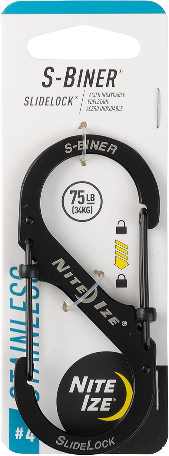 Slide Lock S-Biner Carabiner