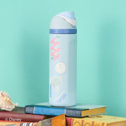 24 Oz Insulated Stainless Steel Water Bottle with Straw