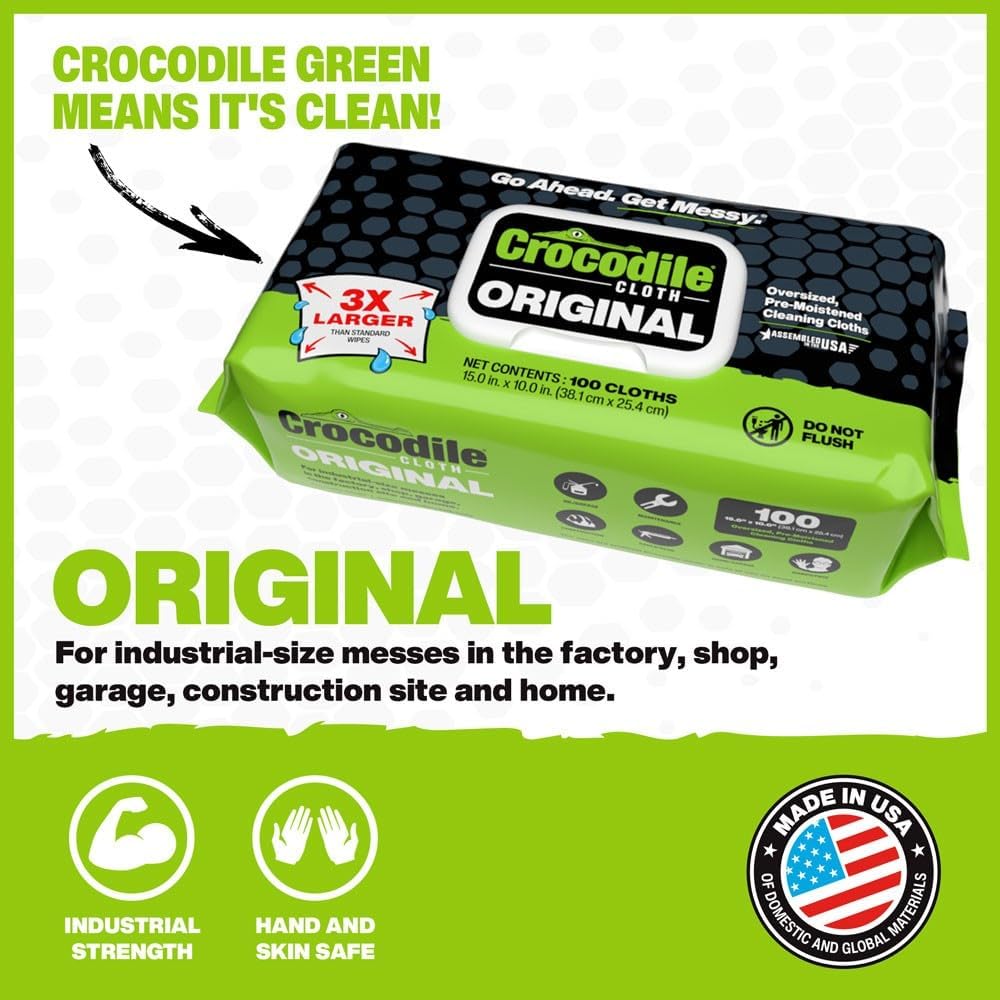 Heavy-Duty Hand & Tool Wipes