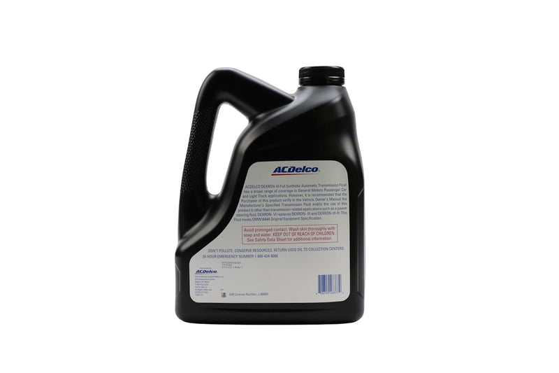 ACDelco GM Dexron VI Automatic Transmission Fluid – 1 Gallon