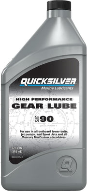 Quicksilver SAE 90 High Performance Gear Lube – 32 Oz