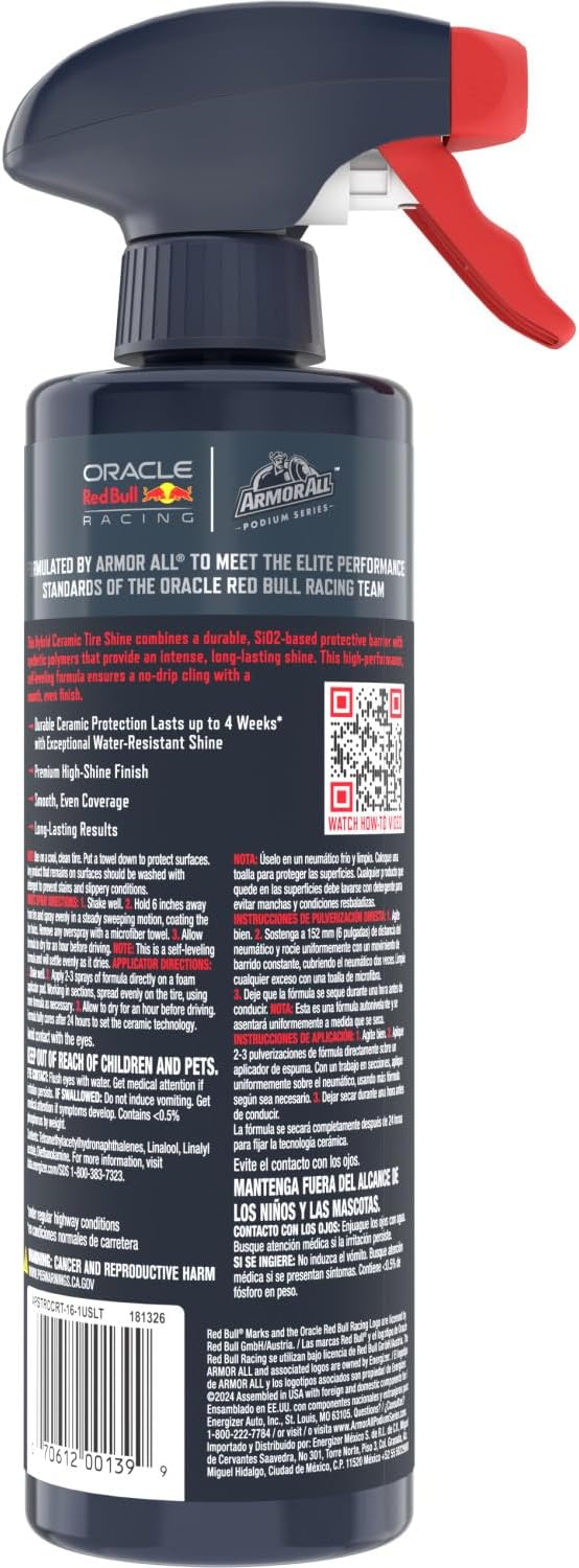 Hybrid Ceramic High-Gloss Tire Shine Spray – 16 fl oz
