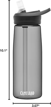 CamelBak Eddy+ Water Bottle with Bite Valve Straw, Leak-Resistant Easy-Sip Design – 25oz