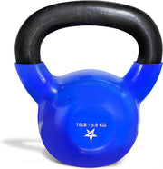 Yes4All Vinyl Coated Cast Iron Kettlebell
