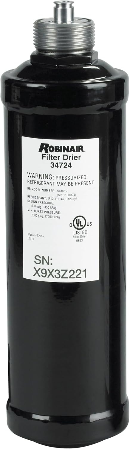 Robinair 34724 A/C Recycling Filter-Drier Replacement Filter