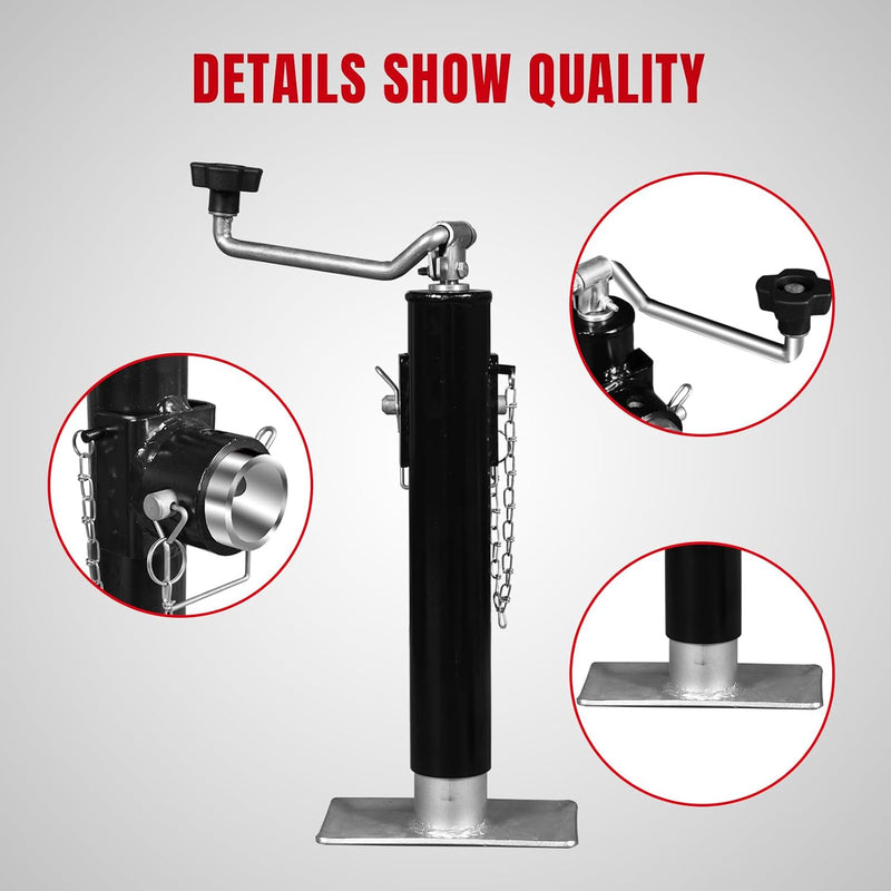 2,000 lb Weld-On Swivel Trailer Jack