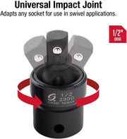 SUNEX 1/2" Drive Universal Impact Joint, Cr-Mo Steel
