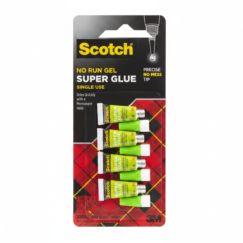 Super Glue Gel Single-Use Tubes