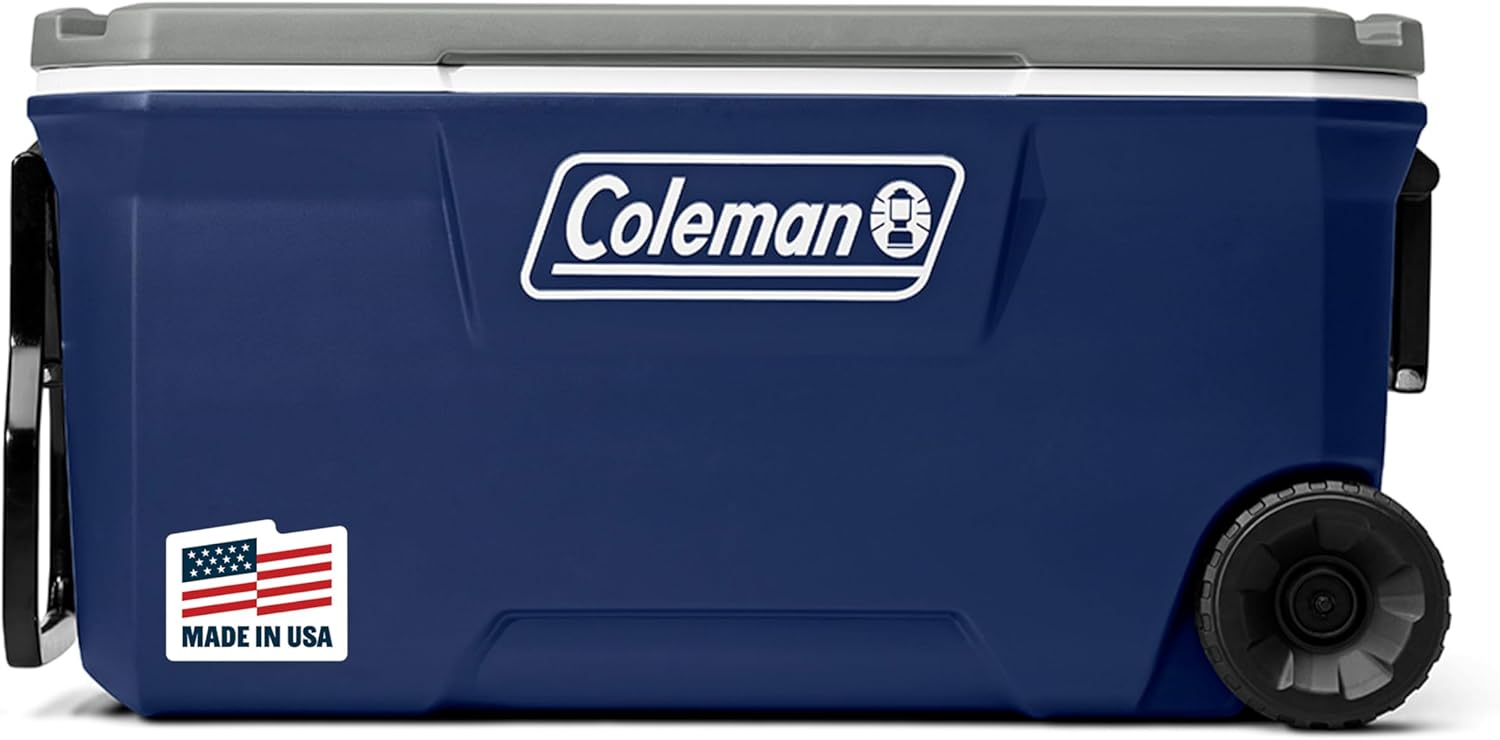 Insulated Rolling Hard Cooler with Wheels