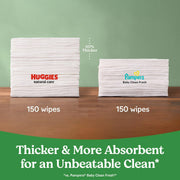 Huggies Natural Care Sensitive Baby Wipes – 560 Count, Unscented