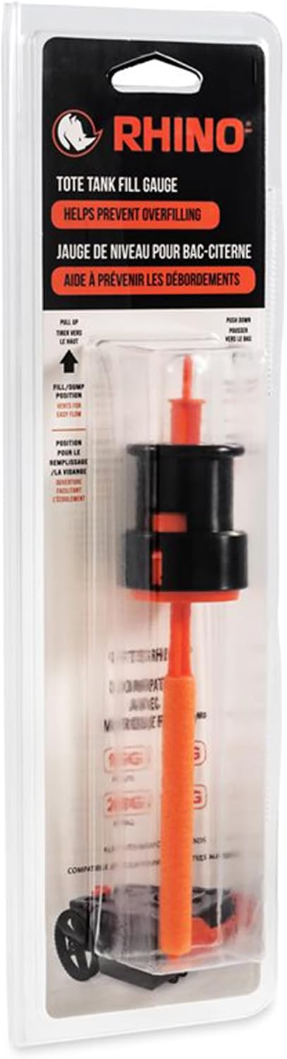 RV Tote Tank Fill Gauge & Vent