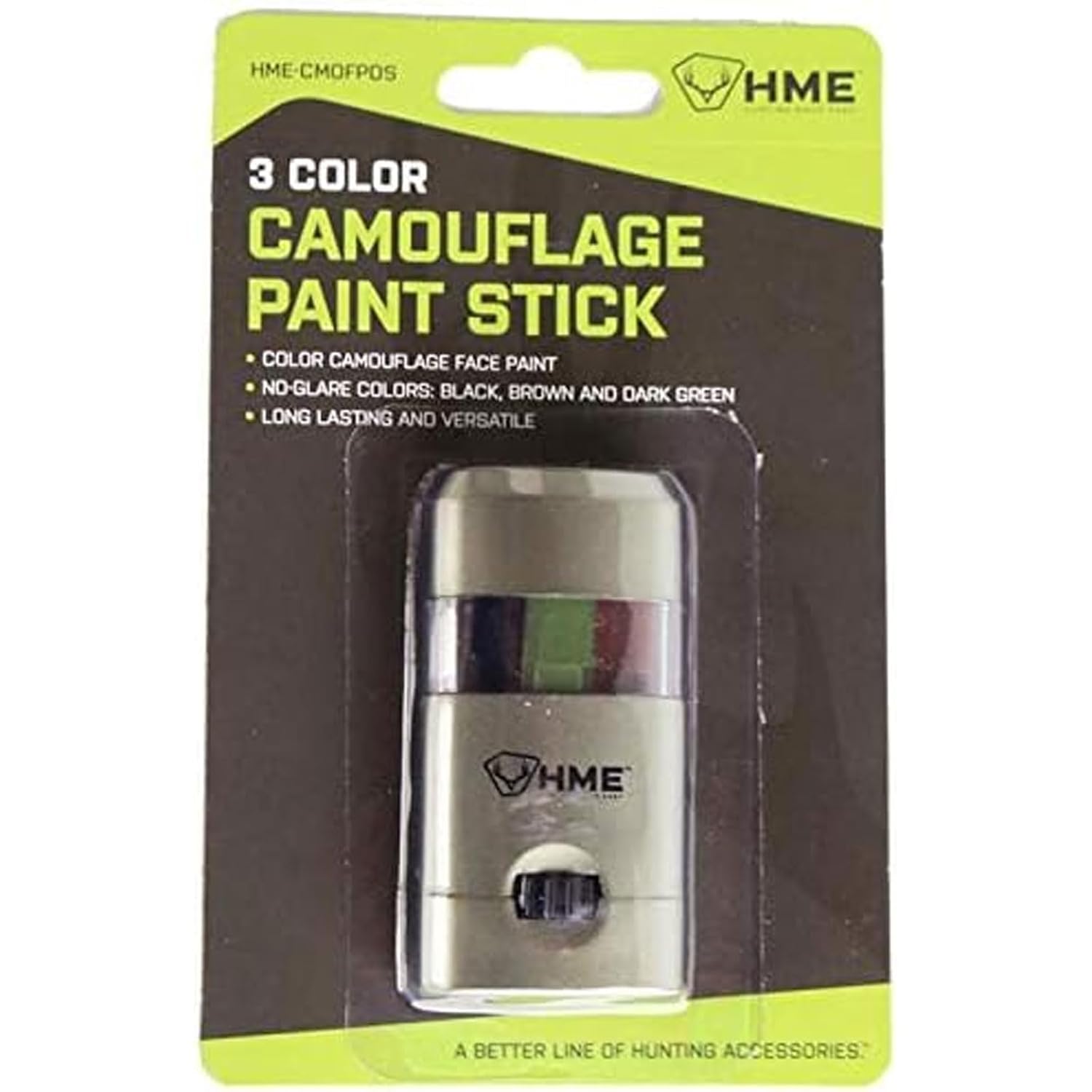 3-Color Camo Face Paint Stick