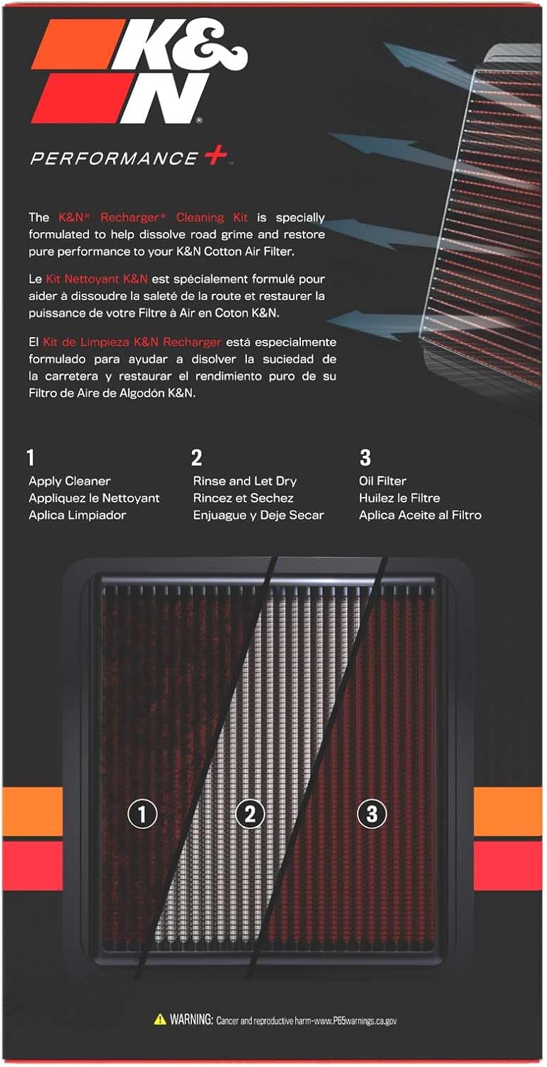 Engine Air Filter Cleaning & Red Oil Service Kit