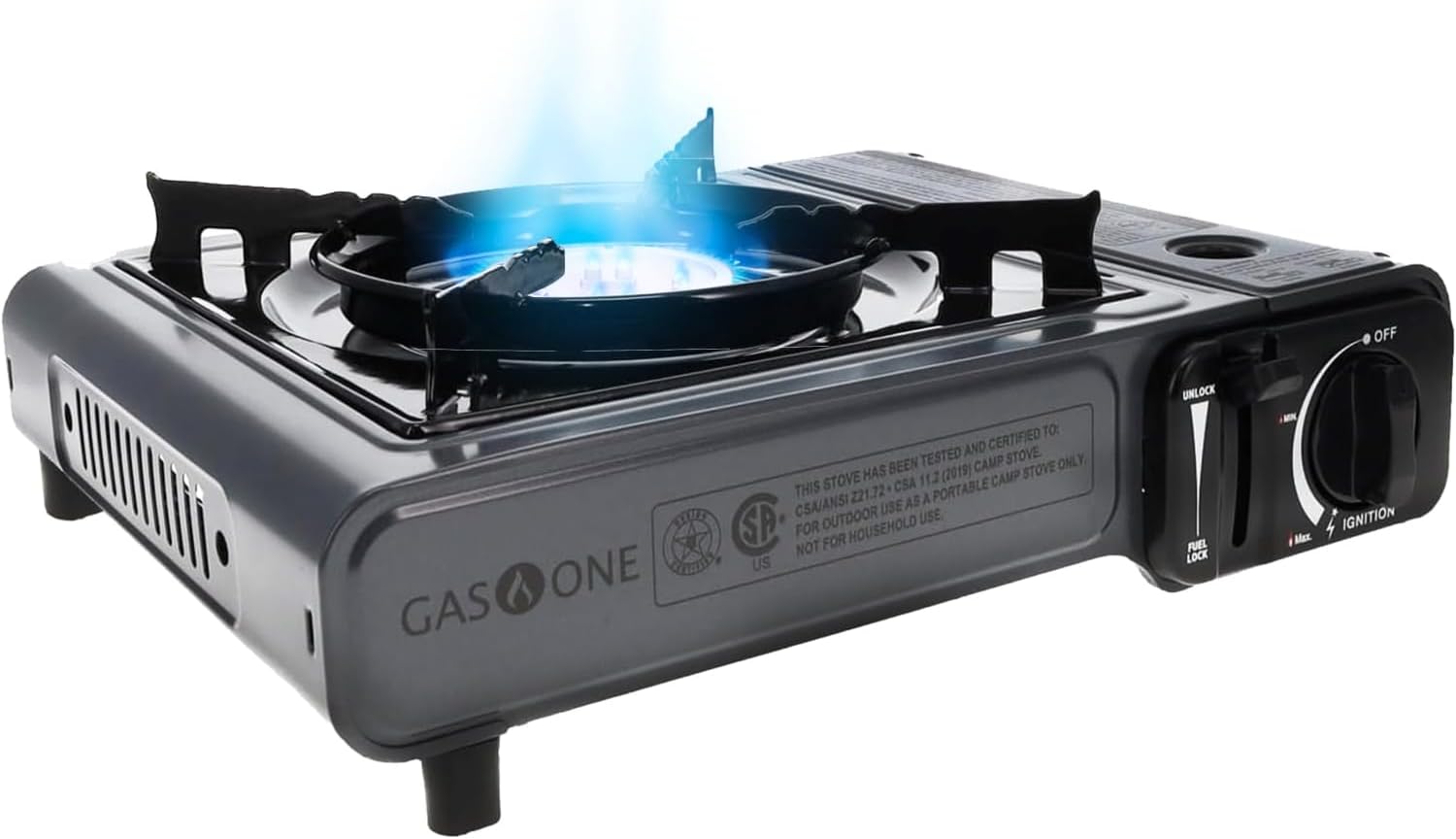 Portable Butane Camping Stove with Carrying Case