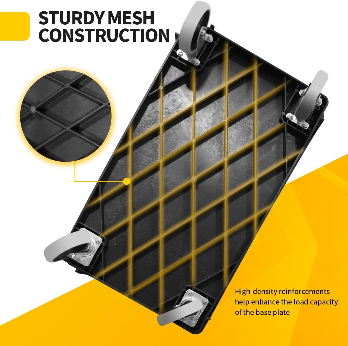 Heavy Duty 2-Shelf Utility Service Cart