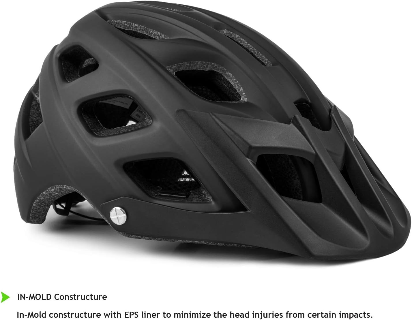 Lightweight Mountain Bike Helmet with Visor