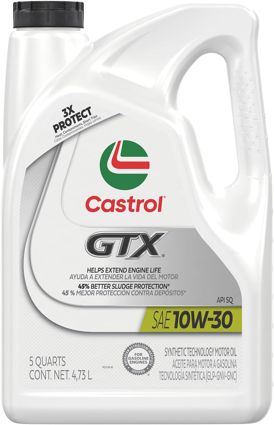 SAE 10W-30 Conventional Motor Oil – 5 Quarts